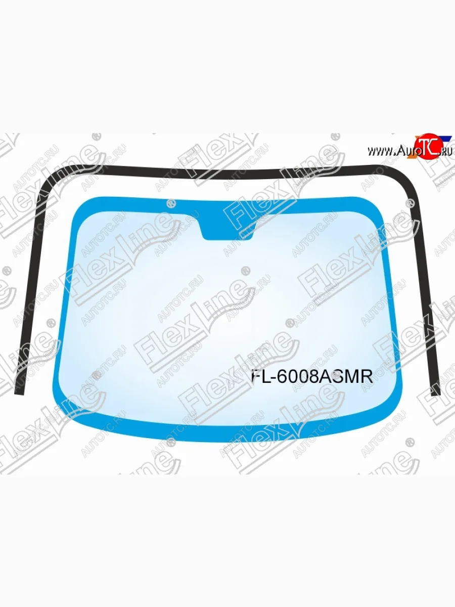 Молдинг лобового стекла (П-образный) FLEXLINE Nissan X-trail 1 T30 дорестайлинг (2000-2003)  в Керчи Республика Крым