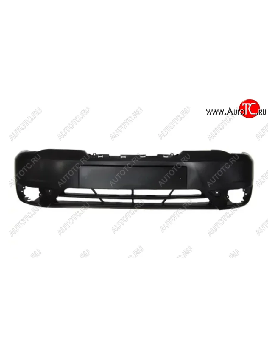 Бампер передний (с отверстиями под ПТФ) GAMMA  Daewoo Nexia (2008-2015) рестайлинг (Неокрашенный)  в Воронеже Воронежской области