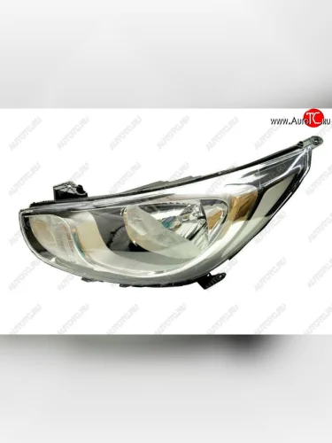 Левая фара (с электро-корректором, 8 контактов) GAMMA Hyundai Solaris  RBr (2010-2014) седан дорестайлинг, хэтчбэк дорестайлинг