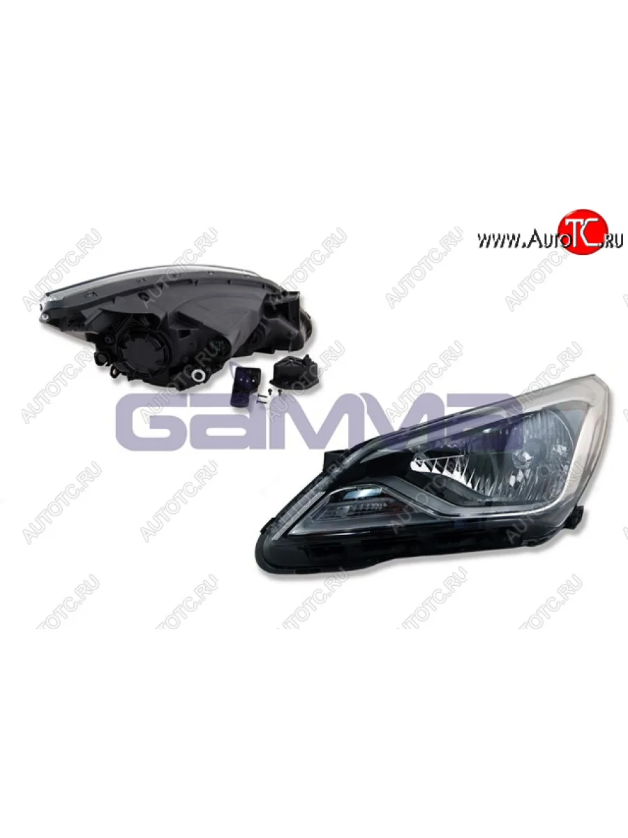 Правая фара GAMMA Hyundai Solaris RBr седан рестайлинг (2014-2017)  с доставкой в г. Керчь