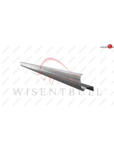 Правый ремонтный порог (с выемкой под накладку) Wisentbull (оцинкованная сталь 1,2 мм) CITROEN C4 (2004-2011)  дорестайлинг, хэтчбэк 3 дв.,  рестайлинг, хэтчбэк 3 дв.