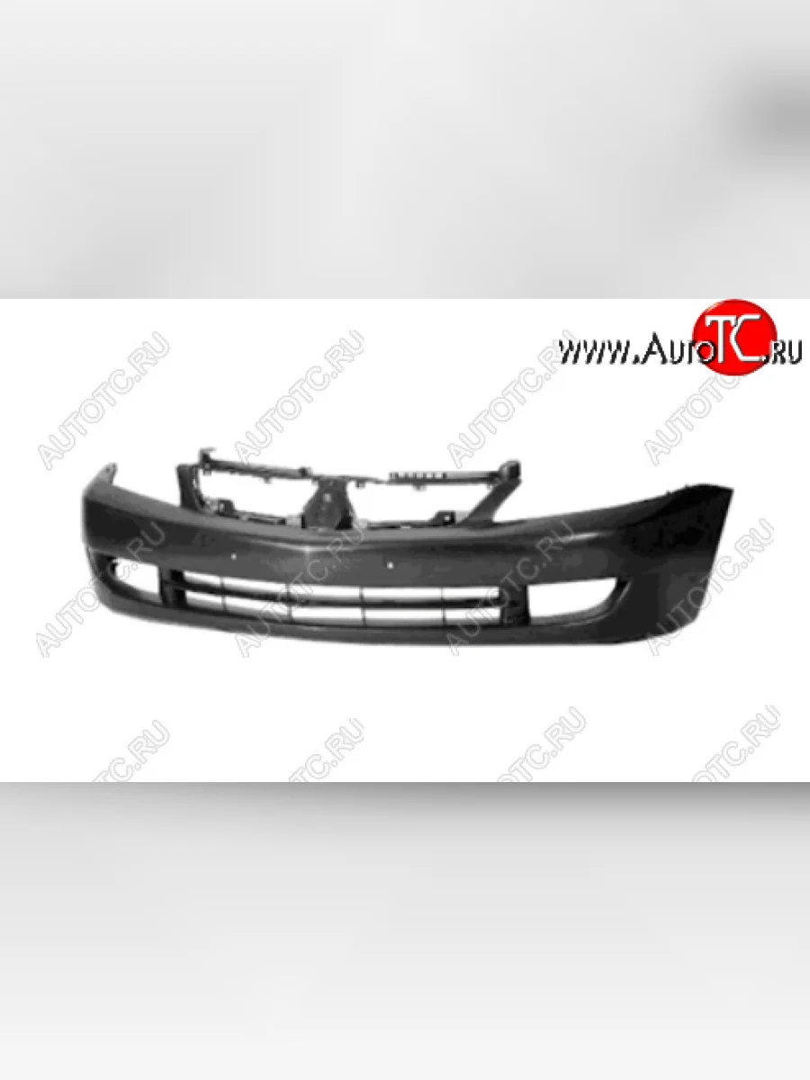 Бампер передний (под ПТФ) GAMMA Mitsubishi Lancer 9 CS седан 2-ой рестайлинг (2005-2009) (Неокрашенный)  с доставкой в г. Керчь