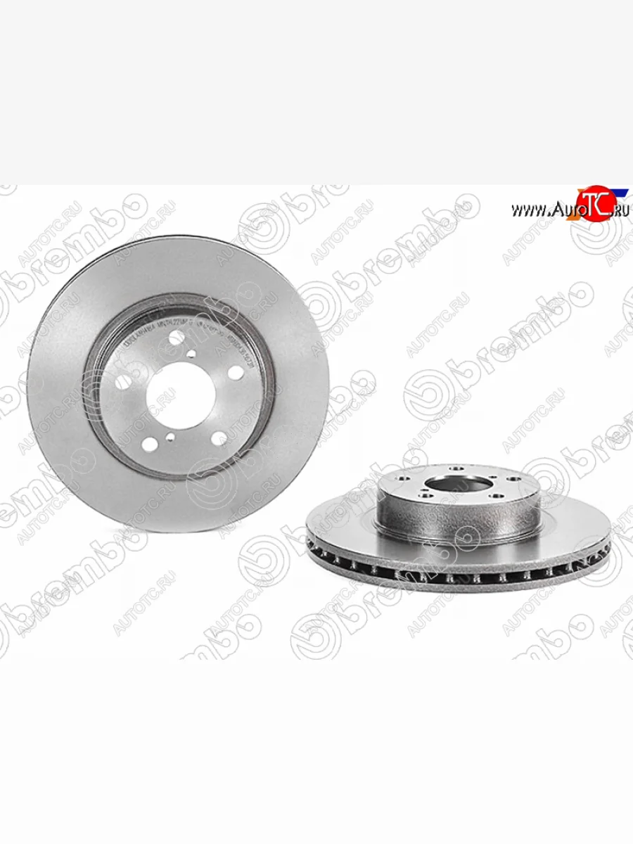 Передний тормозной диск (вентилируемый, d 260) BREMBO Subaru Legacy BH/BE12 универсал (1998-2003)  в Самаре Самарской области