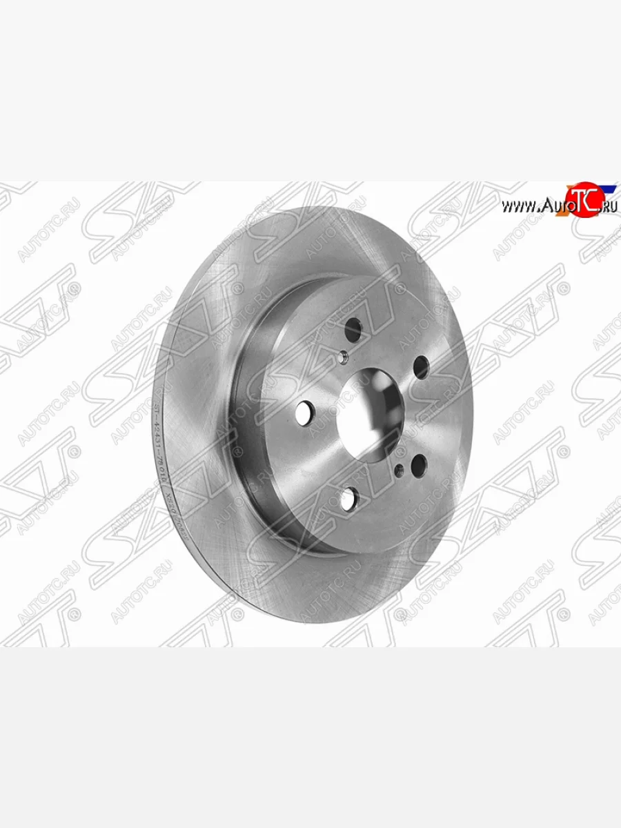 Задний тормозной диск (не вентилируемый, d 281) SAT Toyota Camry XV70 дорестайлинг (2017-2021)  в Самаре Самарской области