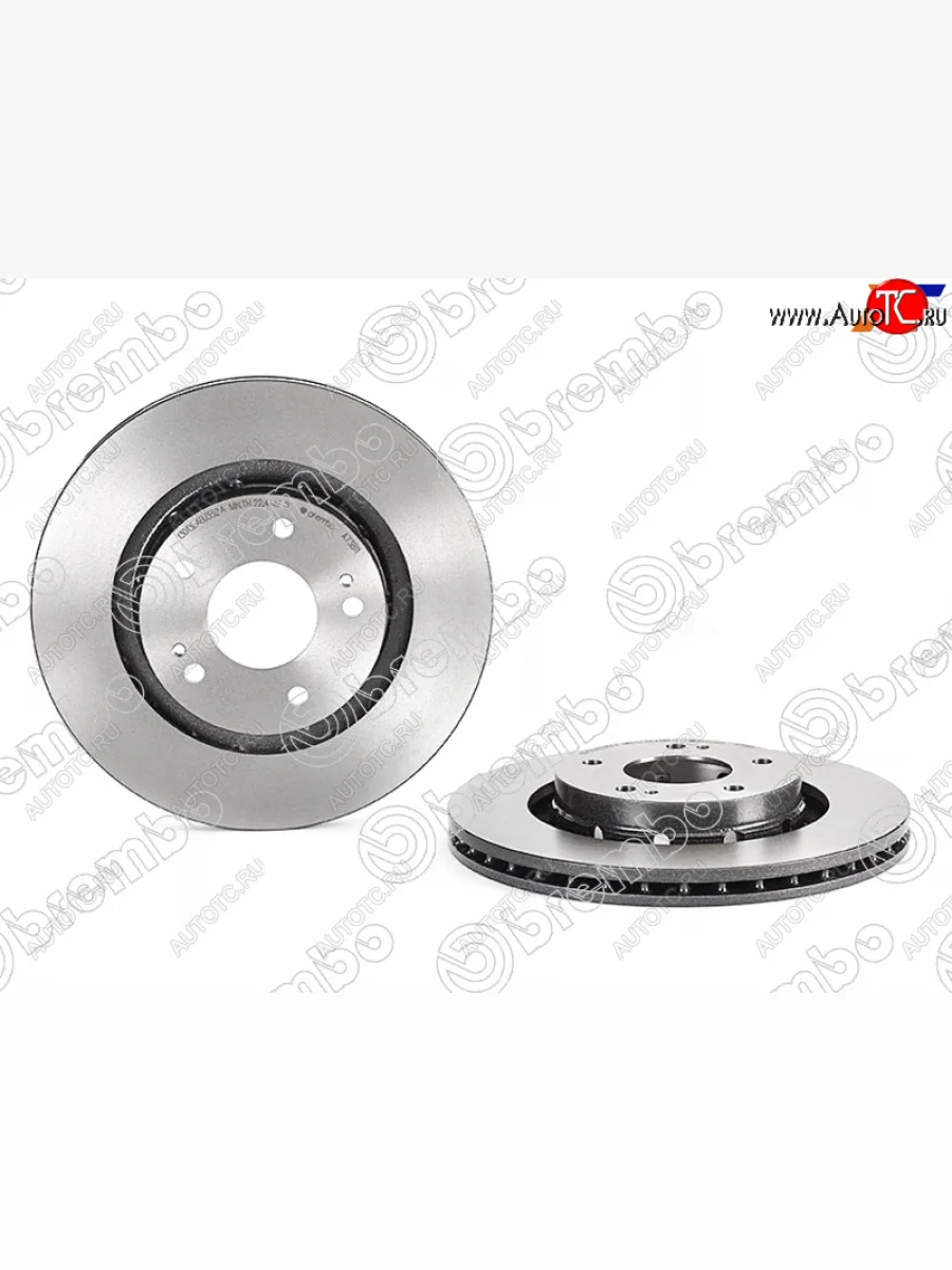 Передний тормозной диск (вентилируемый, d 294) BREMBO Mitsubishi Outlander CU (2003-2009)  в Керчи Республика Крым