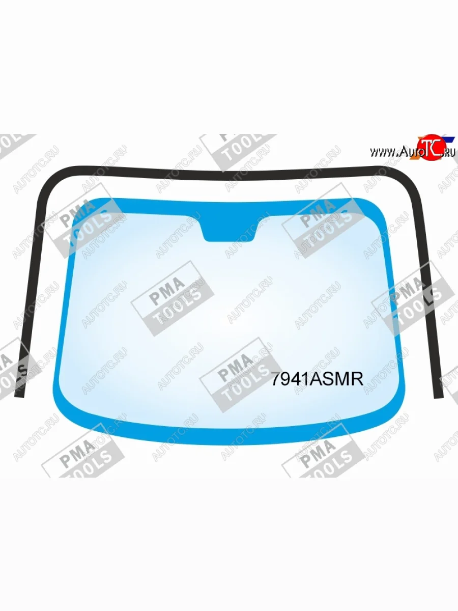Молдинг лобового стекла (П-образный) PMA Subaru Forester SJ дорестайлинг (2012-2016)  в Керчи Республика Крым