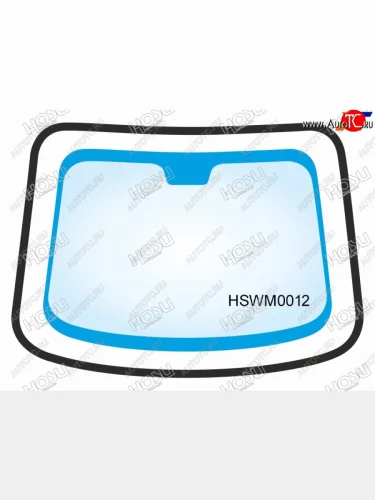 Молдинг лобового стекла HOSU  
