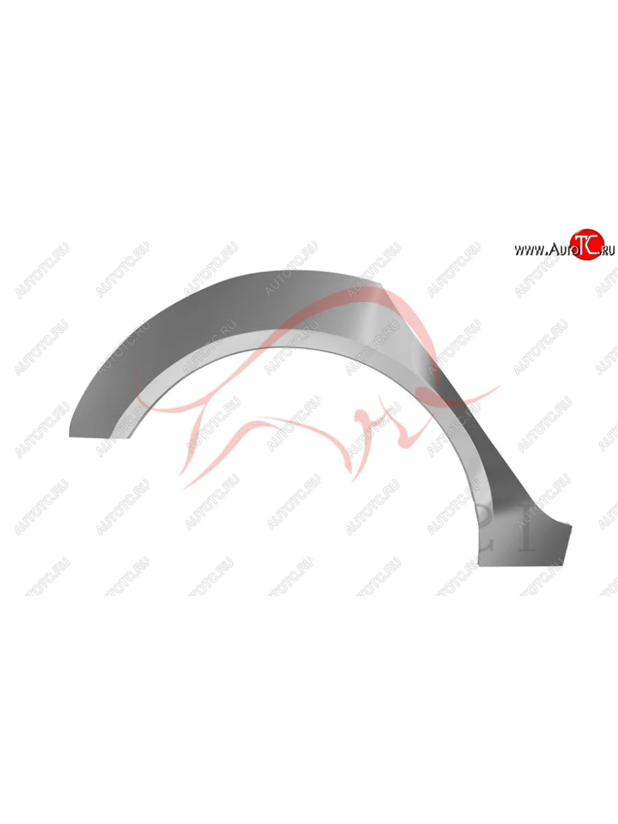 Правая задняя ремонтная арка (внешняя) Wisentbull Audi A6 C6 дорестайлинг, универсал (2004-2008)  с доставкой в г. Пермь