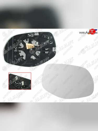 Правое полотно зеркала (асферическое, с обогревом) ALKAR Porsche Cayenne 957 (2007-2010)
