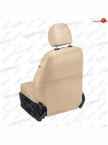 Чехлы сидений (экокожа) Автопилот (бежевый) Chrysler Sebring JR седан дорестайлинг (2000-2003)