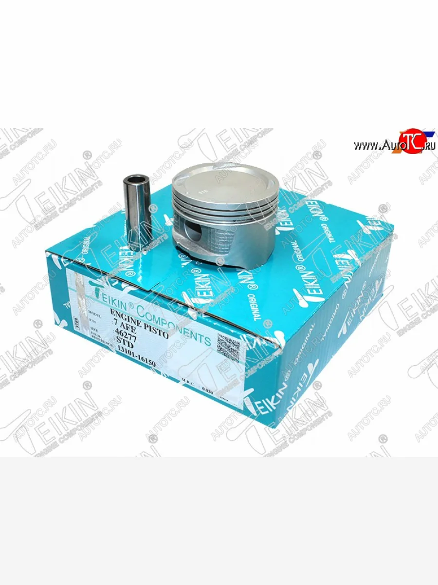 Комплект поршней с пальцами TEIKIN (7AFE) Toyota Caldina T210 дорестайлинг универсал (1997-1999)  в Самаре Самарской области