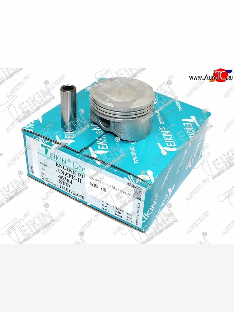 Комплект поршней с пальцами TEIKIN (1NZ-FE)  Toyota  Corolla Fielder ( E120,  E140), Corolla Runx  E120  в Самаре Самарской области