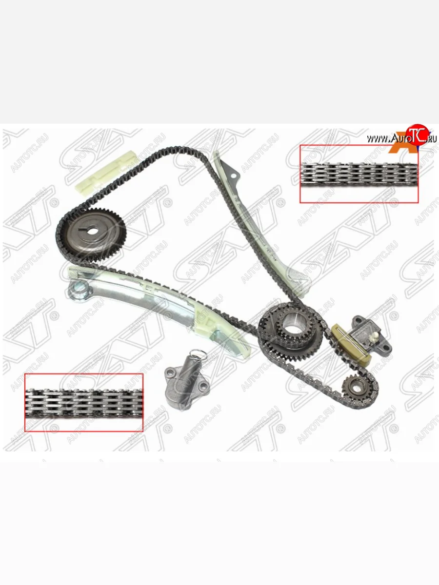 Цепь ГРМ (комплект) SAT Nissan Bluebird Sylphy G11 седан (2005-2012)  с доставкой в г. Керчь