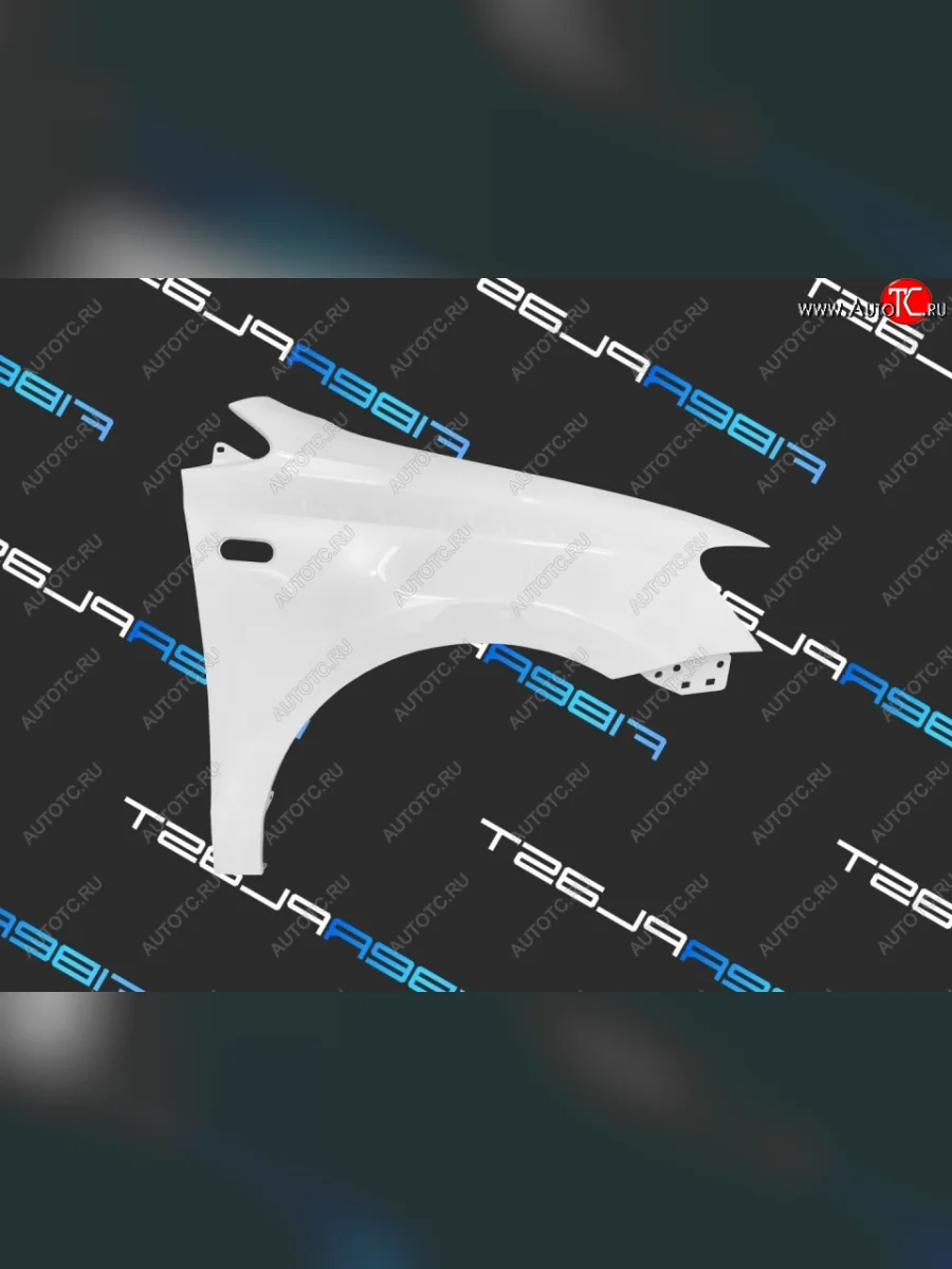 Правое крыло переднее Fiberplast Volkswagen Polo Mk5 6R,6C,61 седан дорестайлинг (2009-2015)  в Перми Пермском крае