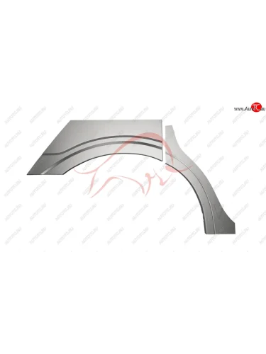 Правая задняя ремонтная арка (внешняя) Wisentbull Opel Zafira  A (1999-2006), Subaru Traviq (2001-2005)