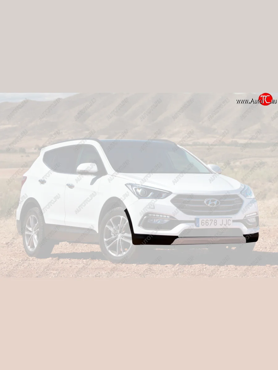 Спойлер переднего бампера HYUNDAI Hyundai Santa Fe DM рестайлинг (2015-2019)  в Самаре Самарской области