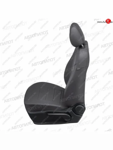 Чехлы сидений (экокожа, 5 м) Автопилот (темно-серый) Fiat Doblo 223 дорестайлинг (2000-2005)