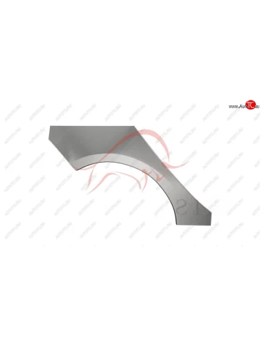 Правая задняя ремонтная арка (внешняя) Wisentbull (оцинкованная сталь 1-1,2 мм) Renault Clio  KR (2005-2013) дорестайлинг универсал, рестайлинг универсал