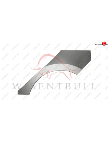 Левая задняя ремонтная арка (внешняя) Wisentbull Renault Clio ( KH98,  BH98) (2012-2020) дорестайлинг универсал, дорестайлинг, хэтчбэк 5 дв., рестайлинг универсал, рестайлинг, хэтчбэк 5 дв.