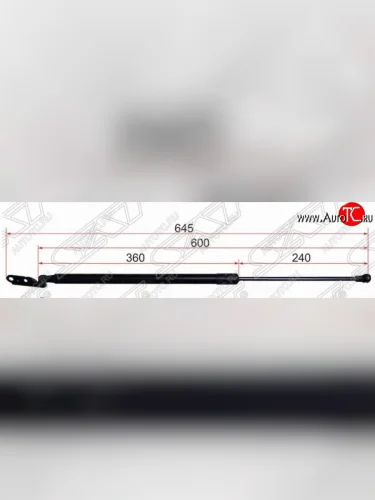 Правый газовый упор крышки багажника SAT Nissan X-trail 2 T31 дорестайлинг (2007-2011)