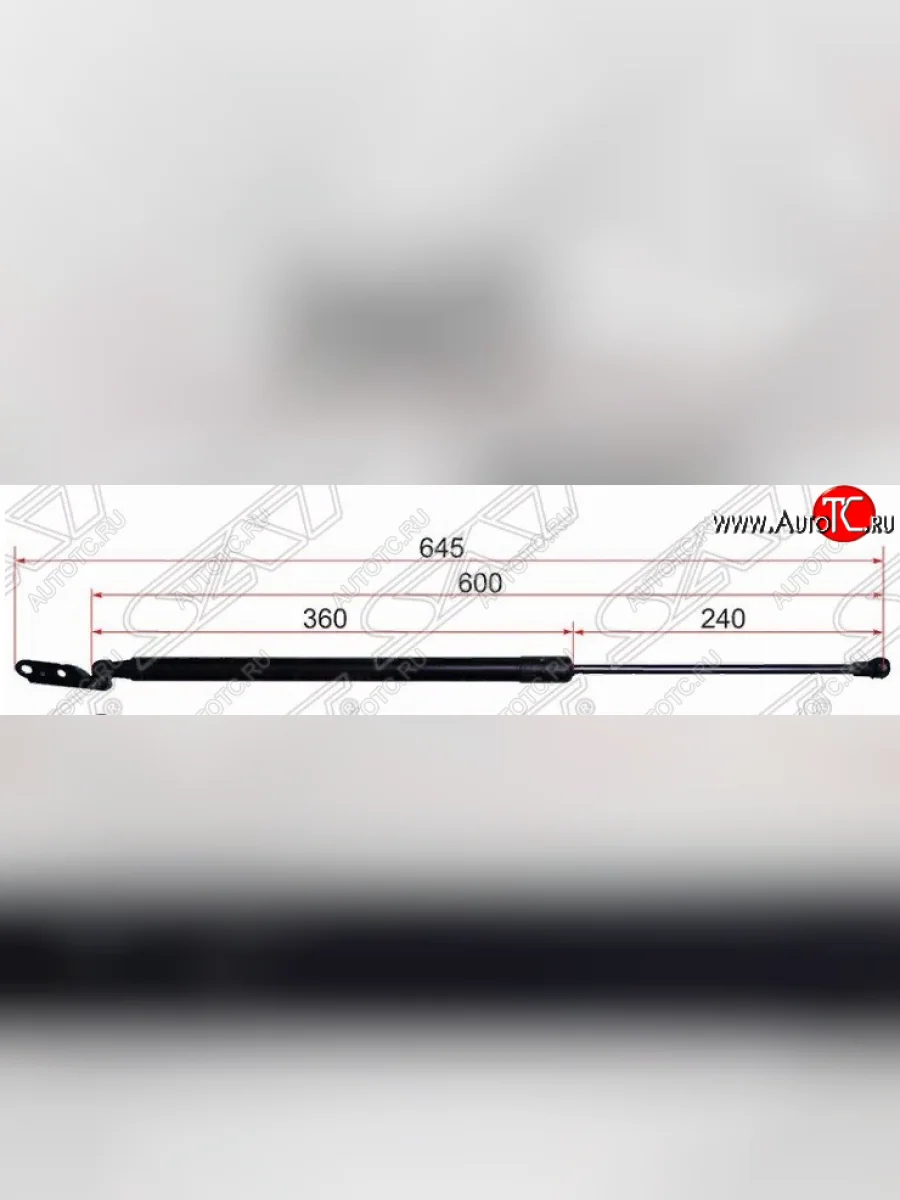 Правый газовый упор крышки багажника SAT Nissan X-trail 2 T31 дорестайлинг (2007-2011)  в Керчи Республика Крым