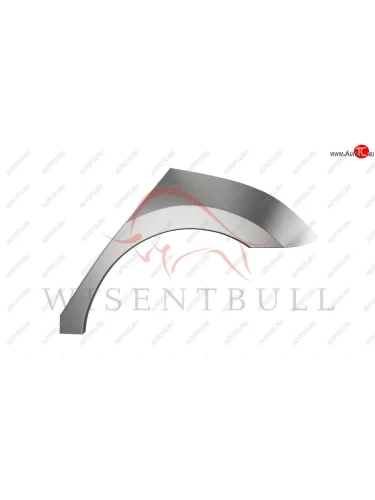 Левая задняя ремонтная арка (внешняя) Wisentbull Skoda Rapid  MK2 (2019-2024) хэтчбэк 5 дв. рестайлинг