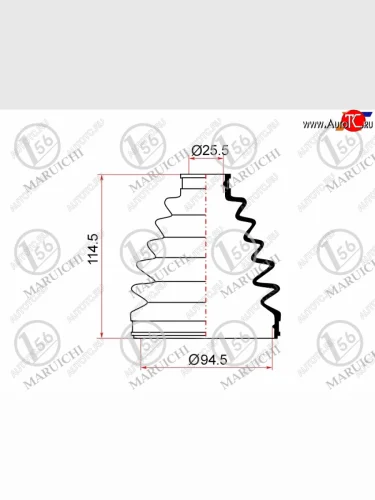 Пыльник ШРУСа (наружный) SAT Nissan Teana  1 J31 - X-trail  1 T30