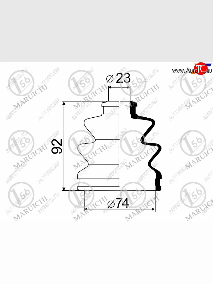 Пыльник ШРУСа (внутренний) MARUICHI  Nissan Bluebird Sylphy (2000-2005) G10  в Керчи Республика Крым