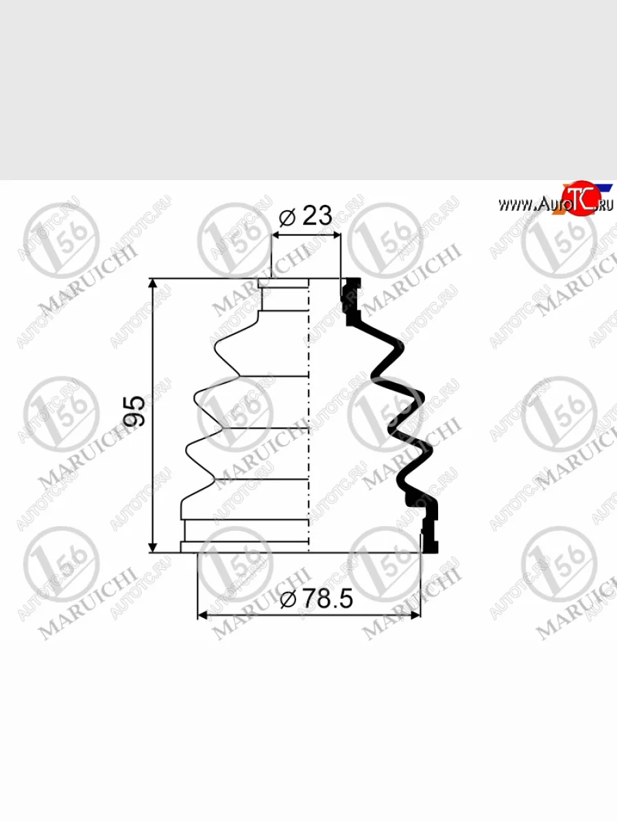 Пыльник ШРУСа (наружный) MARUICHI Ford C-max Mk1 доресталинг (2003-2007)  в Керчи Республика Крым