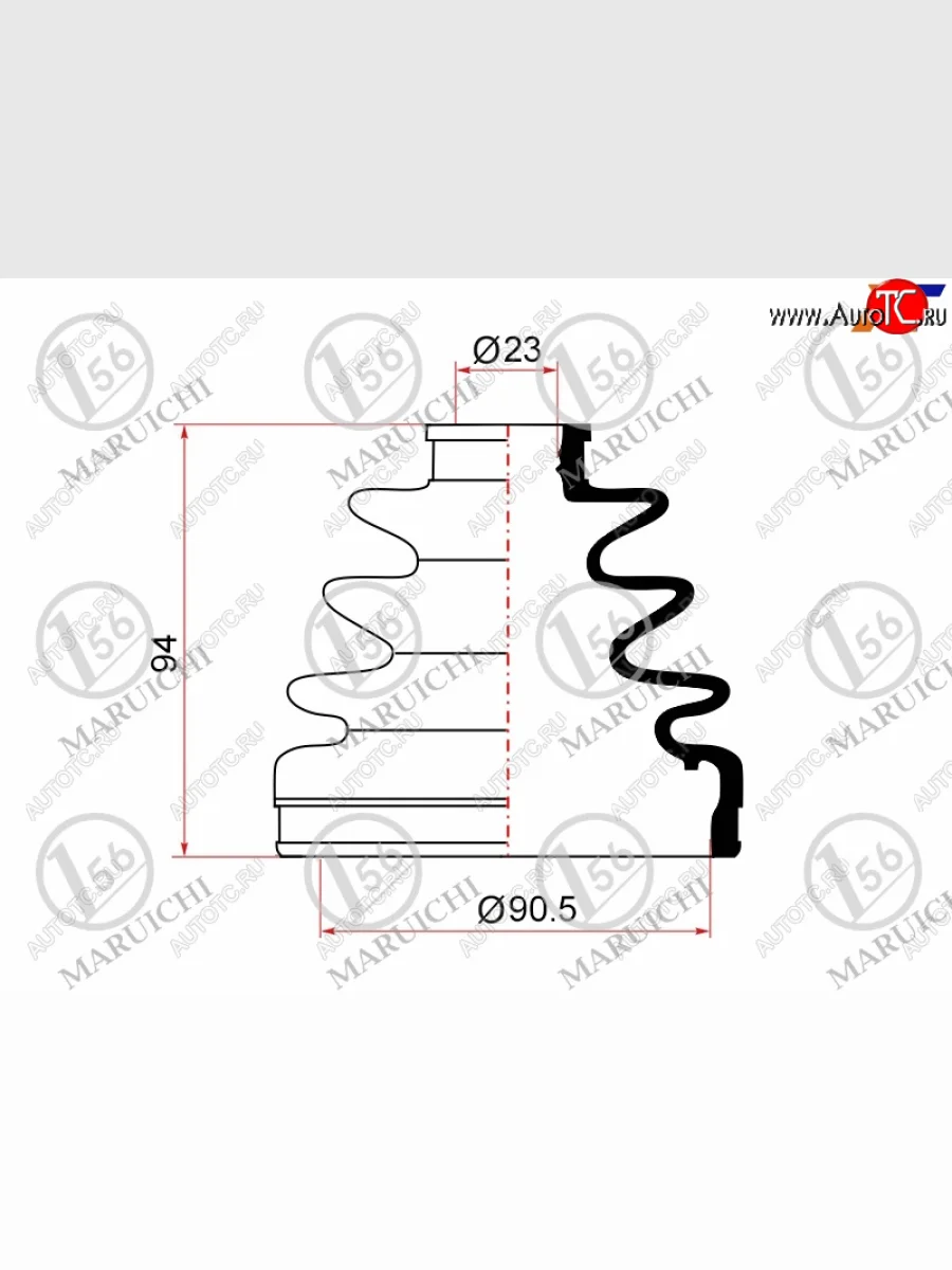 Пыльник ШРУСа (наружный) MARUICHI  Honda  CR-V  RD1,RD2,RD3, Odyssey  1  в Керчи Республика Крым