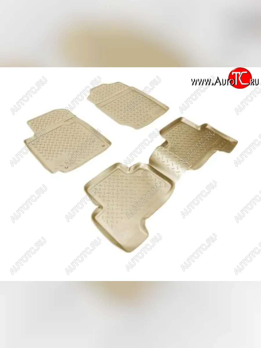 Коврики в салон (полиуретан) Norplast Suzuki Grand Vitara JT 5 дверей 2-ой рестайлинг (2012-2016) (Бежевые)  в Самаре Самарской области