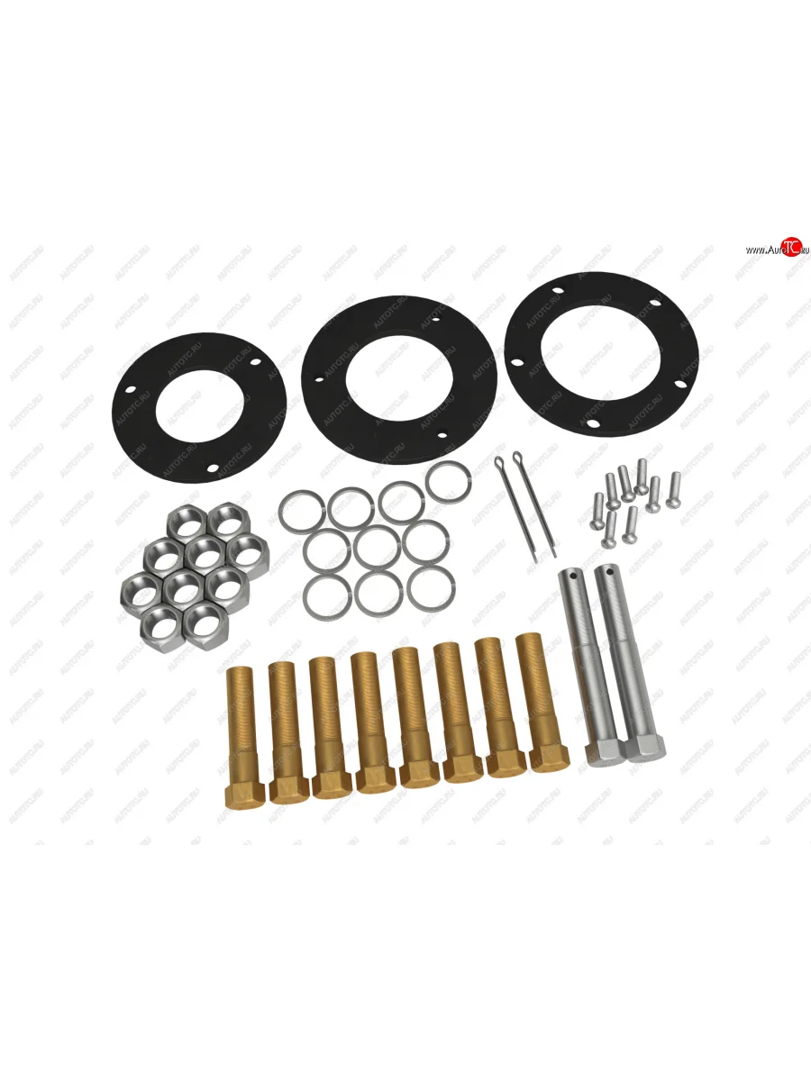 Комплект метизов для топливных баков (на 2 кронштейна, старого образца) Бакор Hyundai HD-72 (2004-2008)  в Самаре Самарской области