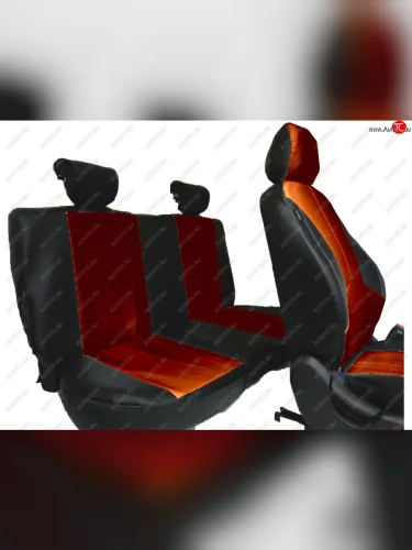 Универсальные чехлы сидений X-DRIVE (черный/коричневый) 