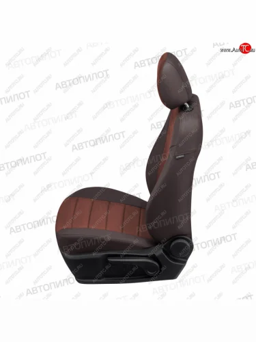 Чехлы сидений (экокожа/алькантара) Автопилот (шоколад) Ford Explorer  U251 (2006-2010) 5 дв.