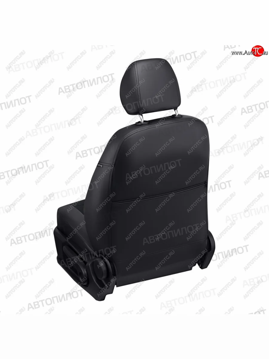 Чехлы сидений (экокожа/алькантара) Автопилот  Ford Fiesta (2008-2019) 6 (черный)  в Перми Пермском крае