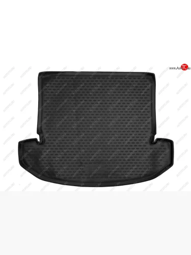Коврик багажника (полиуретан, 7 мест/3 ряд сложен) Element Chery Tiggo 8 PRO MAX (2022-2025) e plus (черный)