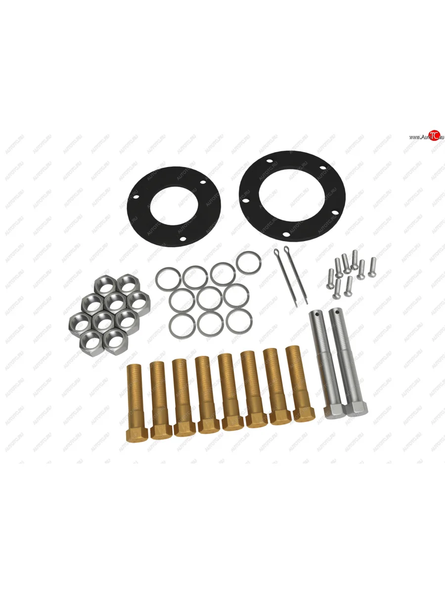 Комплект метизов для топливных баков (на 2 кронштейна) Бакор FAW J6 СА3310 шасси (2013-2025)  в Керчи Республика Крым