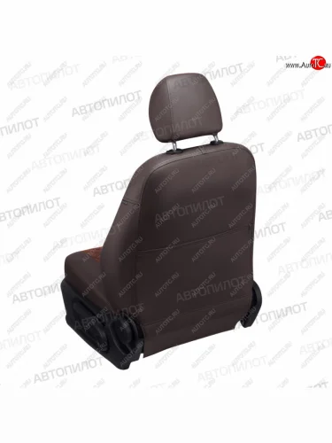 Чехлы сидений (экокожа/алькантара) Автопилот Ромб (шоколад) Ford Ka  1 (1996-2008)