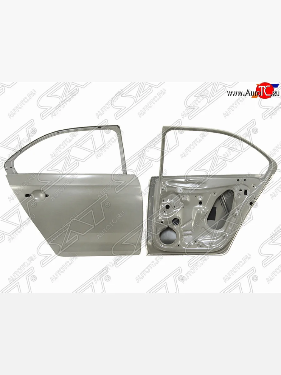 Дверь задняя (правая) SAT Skoda Rapid NH3 рестайлинг лифтбэк (2017-2020)  в Керчи Республика Крым
