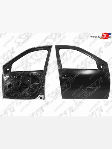 Дверь передняя (правая/ под широкий молдинг) SAT Лада ВАЗ Ларгус дорестайлинг R90 (2012-2021)