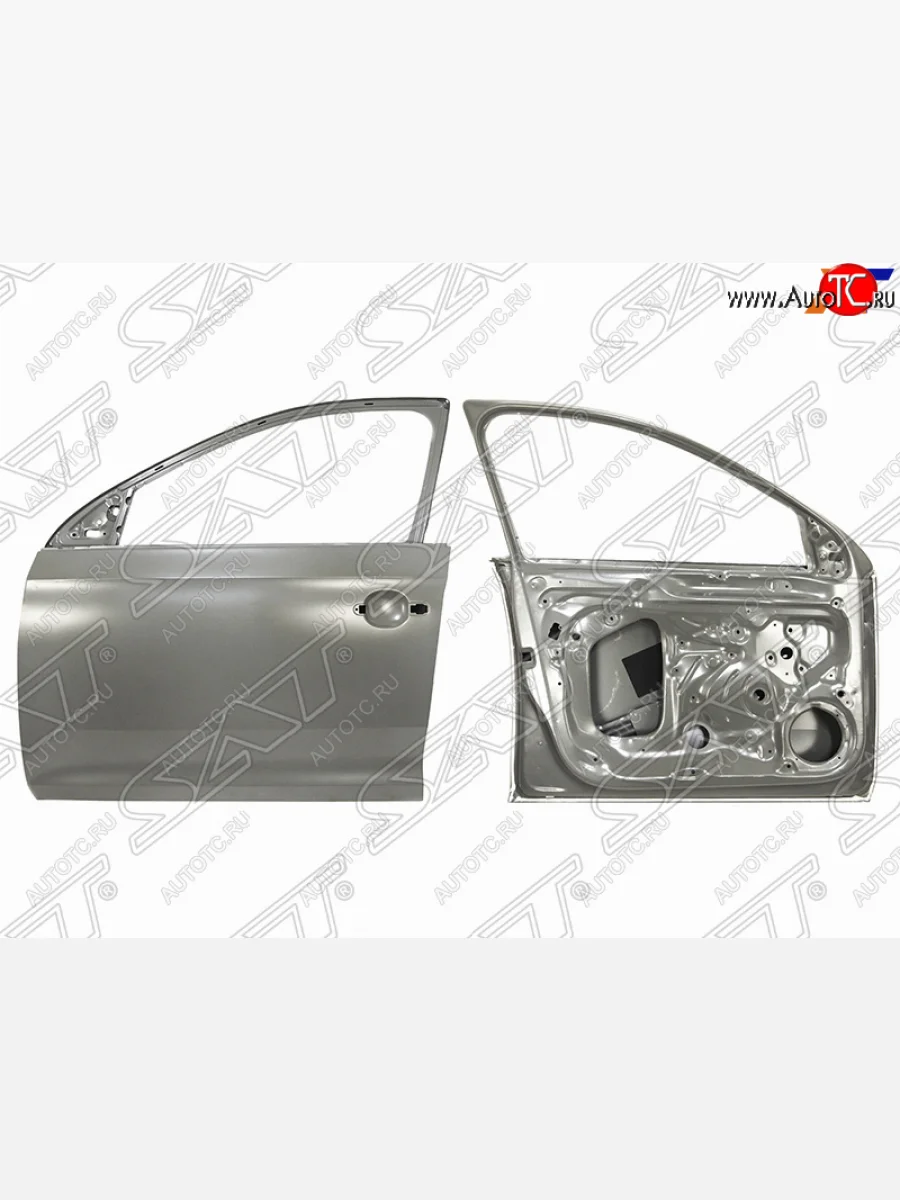 Дверь передняя (левая) SAT Skoda Rapid NH1 хэтчбэк дорестайлинг (2012-2017)  в Керчи Республика Крым