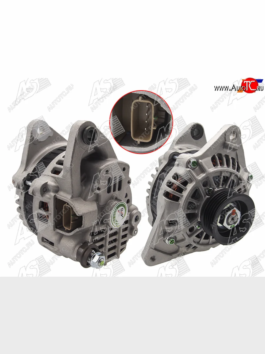Генератор (1.3/1.6 4G13/4G92, 12V 80A) AS-PL Mitsubishi Eclipse (2006-2012)  с доставкой в г. Керчь