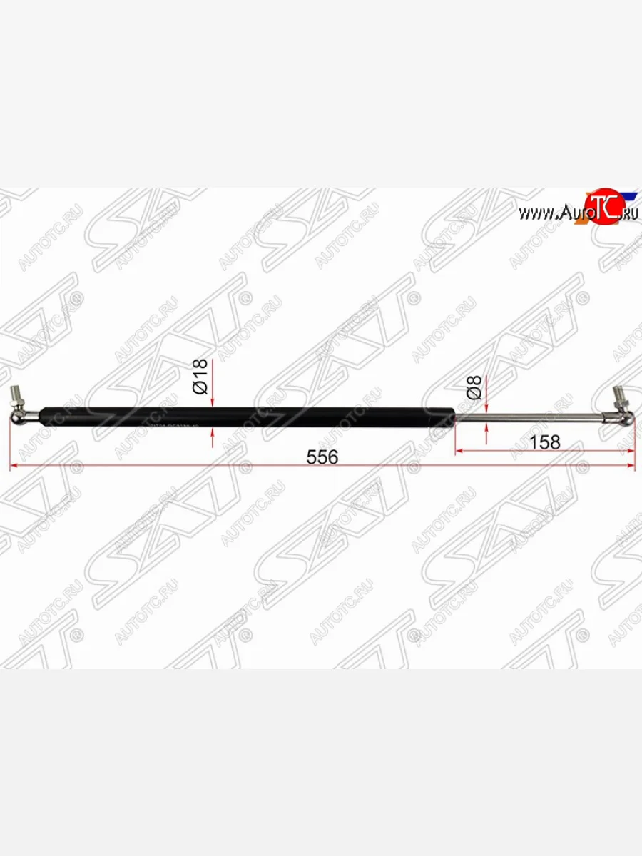 Упор задней двери (на стекло) SAT Honda CR-V RD1,RD2,RD3  дорестайлинг (1995-1998)  в Перми Пермском крае