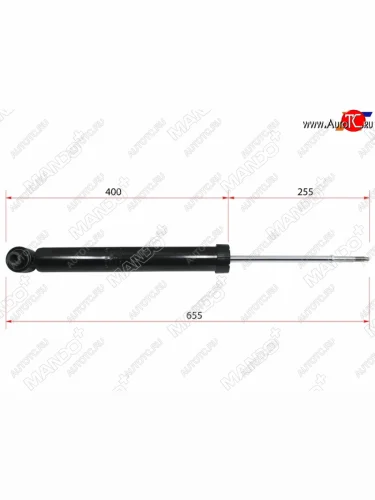 Амортизатор задний (LH=RH) MANDO Hyundai Creta  GS (2015-2019) дорестайлинг