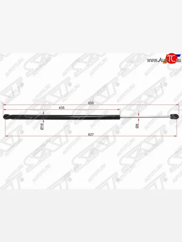 Упор крышки багажника SAT Land Rover Range Rover Evoque 1 L538 рестайлинг 5 дв. (2015-2018)