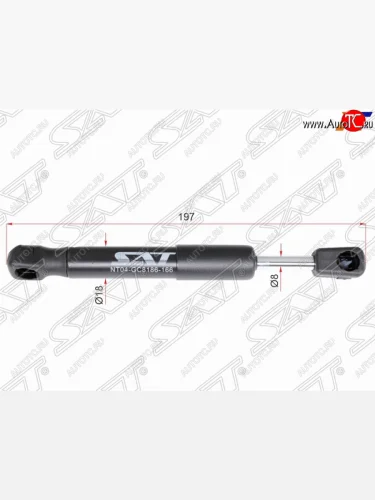 Упор крышки багажника SAT Mercedes-Benz S class  W222 (2013-2017) седан гибрид дорестайлинг