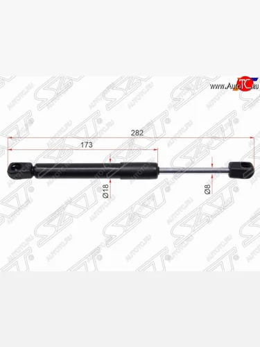 Упор крышки багажника SAT Opel Vectra C седан рестайлинг (2005-2008)