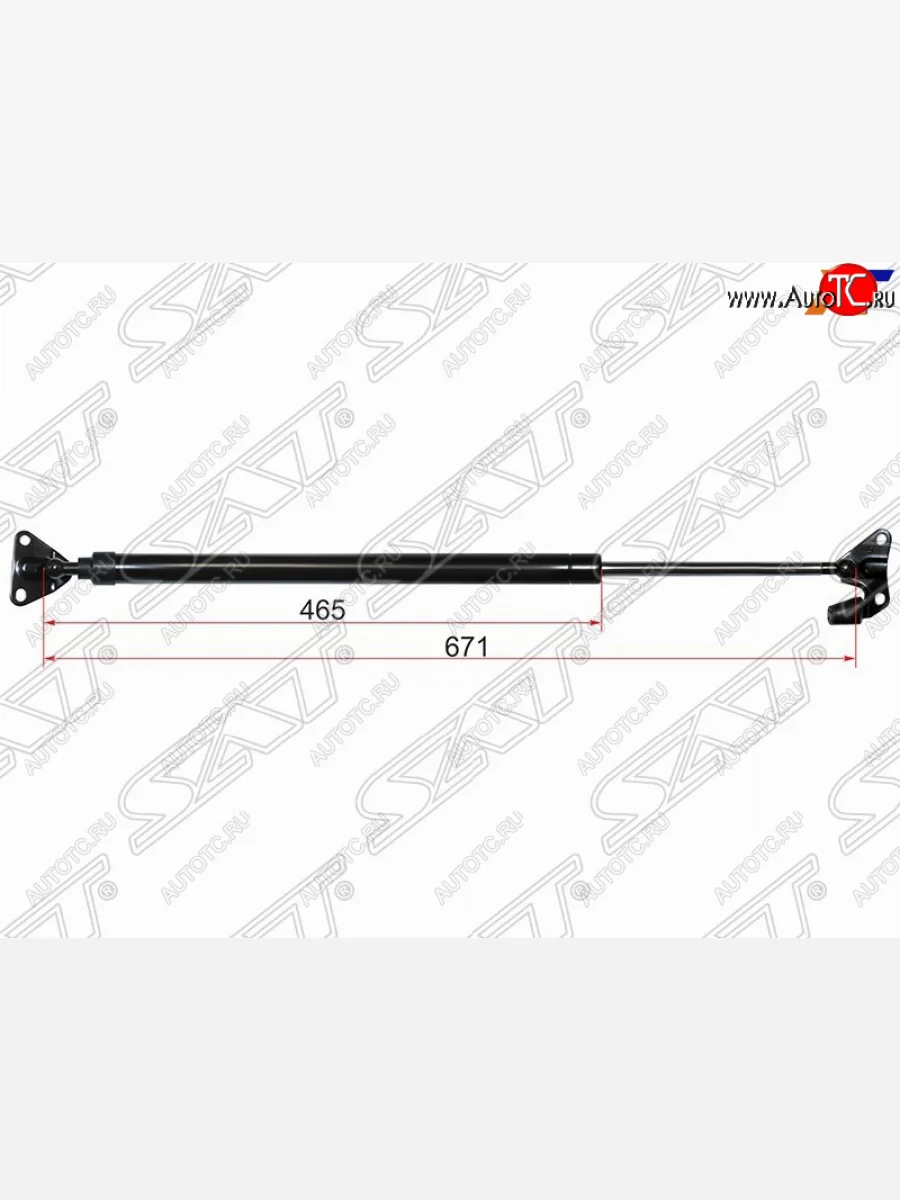 Левый упор крышки багажника (низкая крыша) SAT Toyota Hiace H200 минивэн (Япония) дорестайлинг  (2004-2007)  в Самаре Самарской области