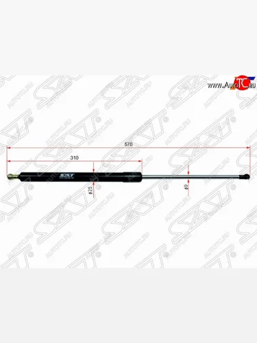 Упор крышки багажника (LH=RH) SAT Ford Escape 1 дорестайлинг (2000-2004)