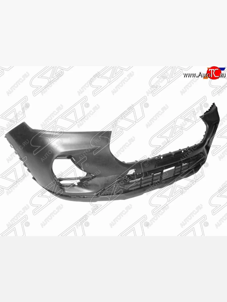 Передний бампер (с нижней частью) SAT Chery Tiggo 7 PRO (2019-2025) (неокрашенный)  в Керчи Республика Крым